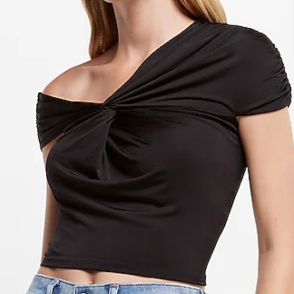 NEW Express Contour Twist Front Top Sz XS